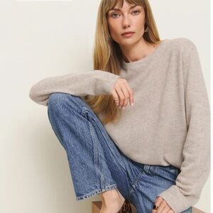Reformation cashmere boyfriend sweater